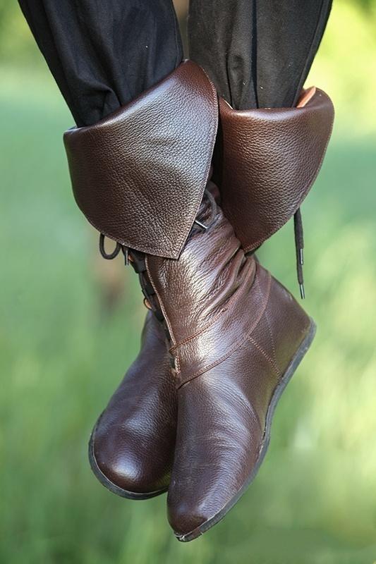 women vintage medieval high martin boots