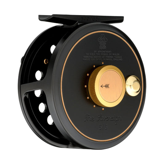Hardy Golden Prince 5/6 Fly Reel Color Black Used From Japan