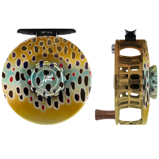 Abel SDF 6/7 Solid Native Brown Trout Fly Reel For Sale