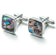 Square Abalone Cufflinks