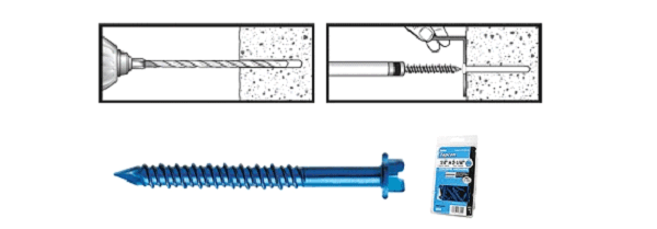 Image showing how to use Tapcon Masonry Screws to mount Wrought Iron Corbels over brick