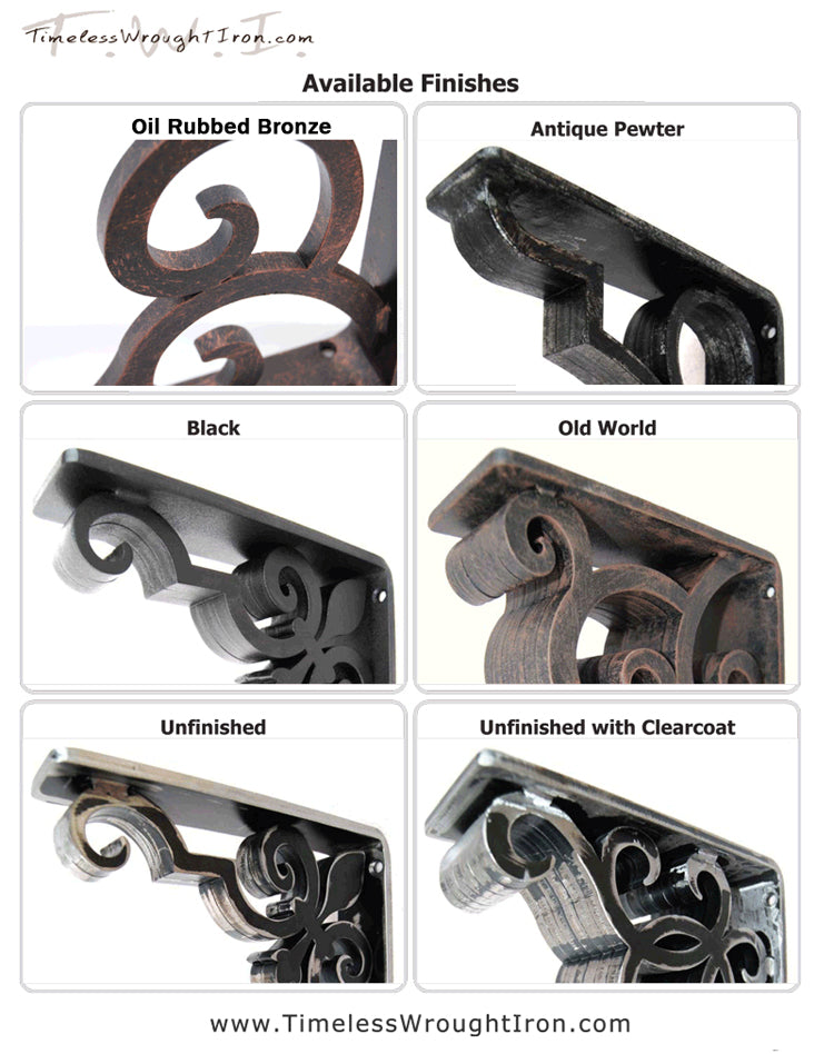 Corbel Finish Options