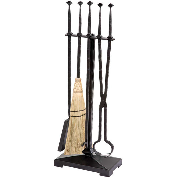 Wrought Iron Fireplace Tool Set - Forest Hill 5 Piece Tool Set – timelesswroughtiron