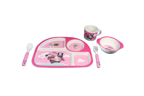 BAMBOO STUDIO KIDS 5 PIECE PINK PIRATE