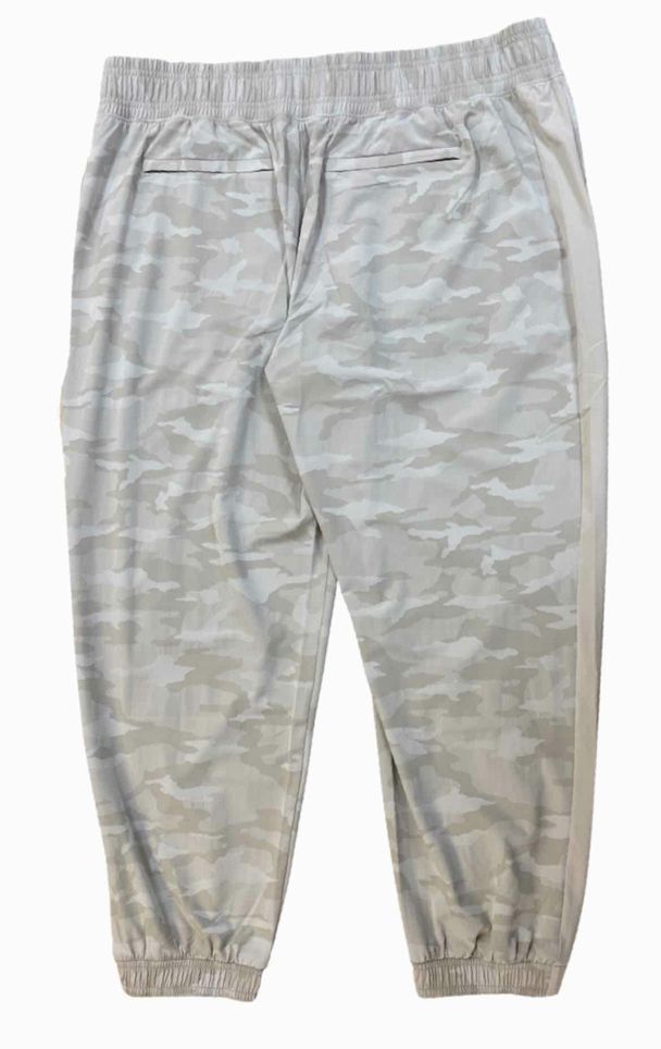 ATHLETA WHITE CABO LINEN JOGGERS SIZE 16– WEARHOUSE CONSIGNMENT