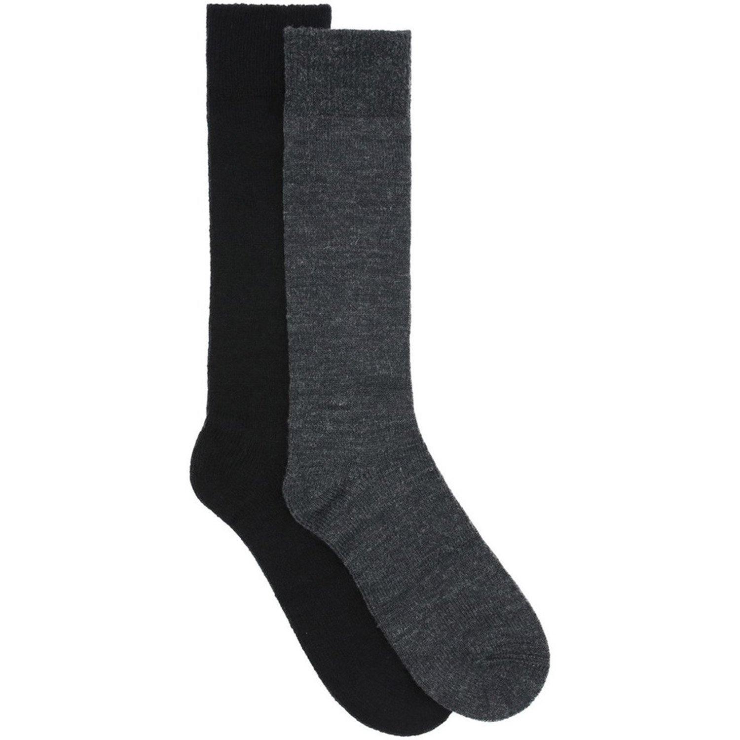 Ambra Wool Blend Knee High Socks (2 Pack)