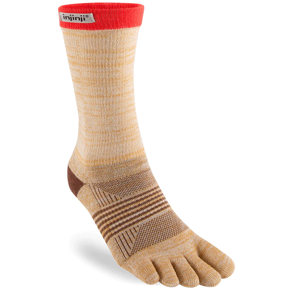 Injinji Trail Midweight Mini-Crew Trail Running Toe Socks - Marina