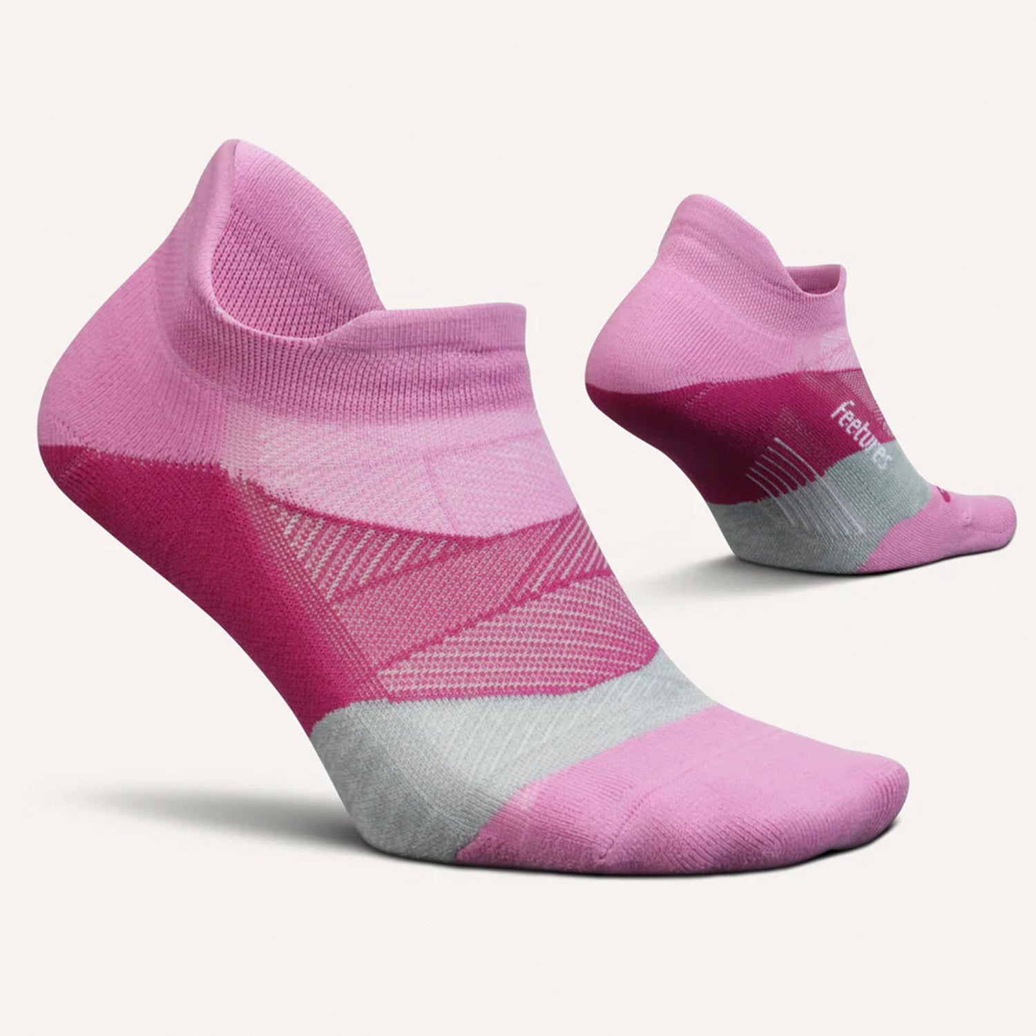 Feetures! ELITE Light Cushion No Show - Push Thru Pink