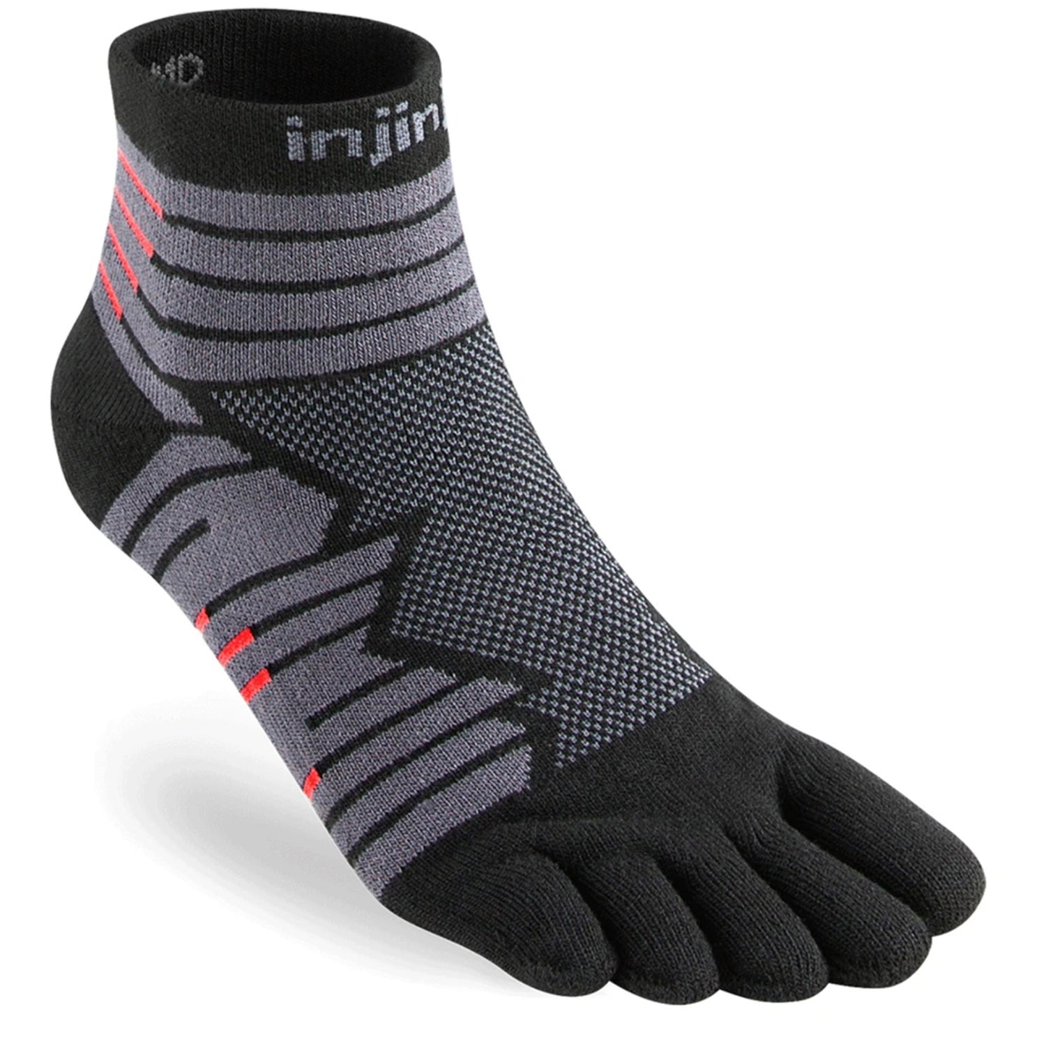 Injinji Ultra RUN Mini-Crew - Onyx