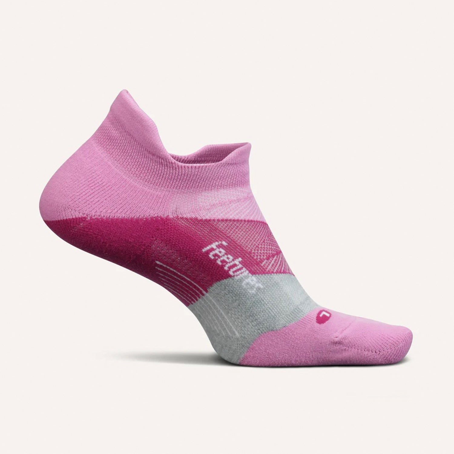 Feetures! ELITE Light Cushion No Show - Push Thru Pink