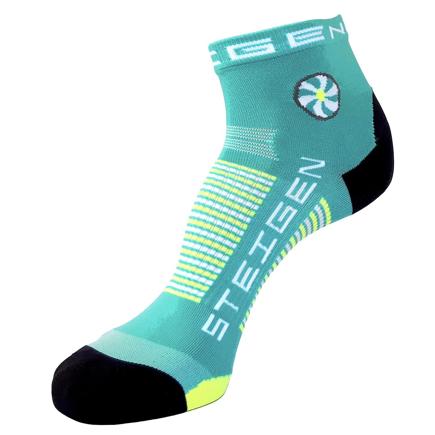 Steigen Running 1/4 Crew Socks - Seaside