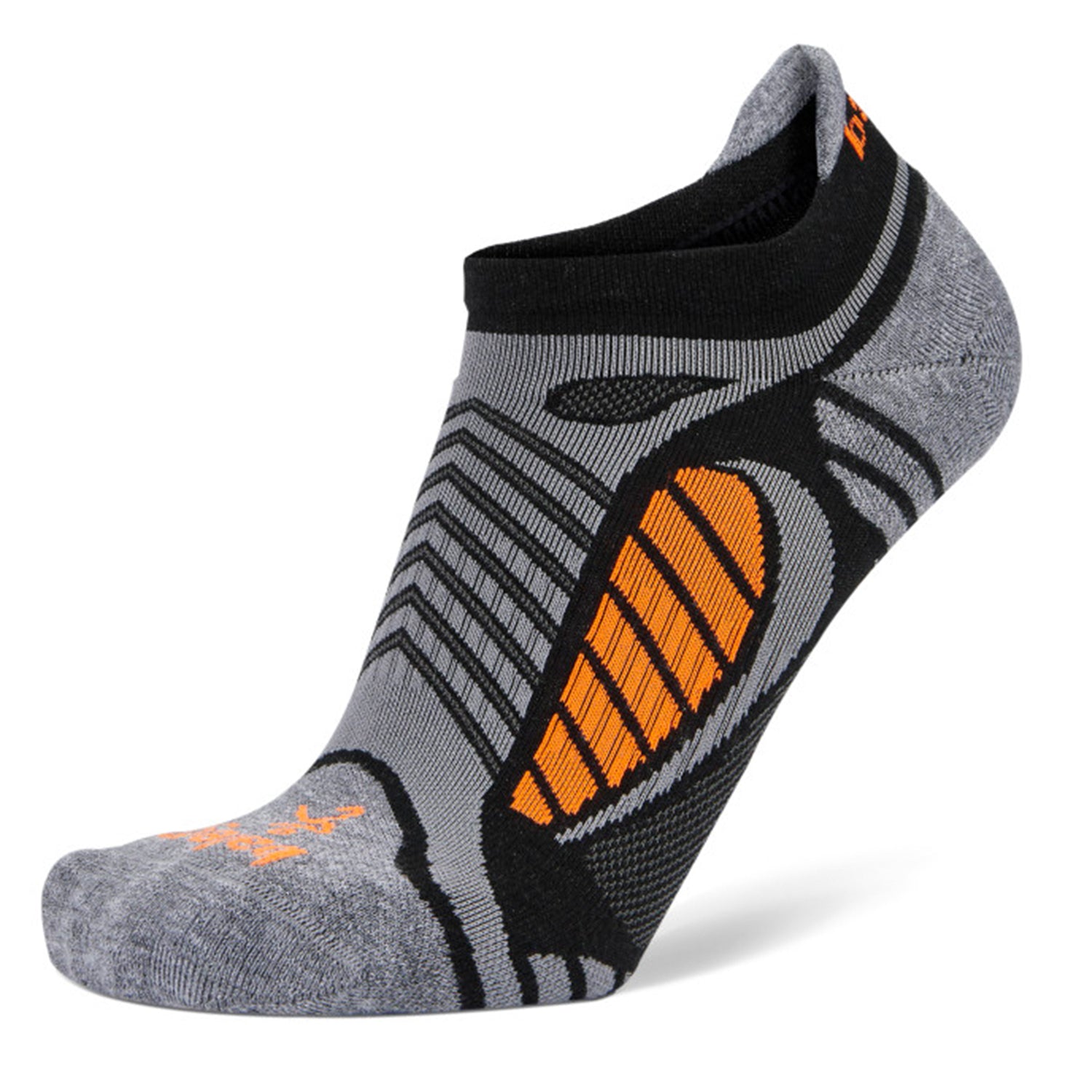 Balega UltraLight No Show Socks - Black/Grey (Small)