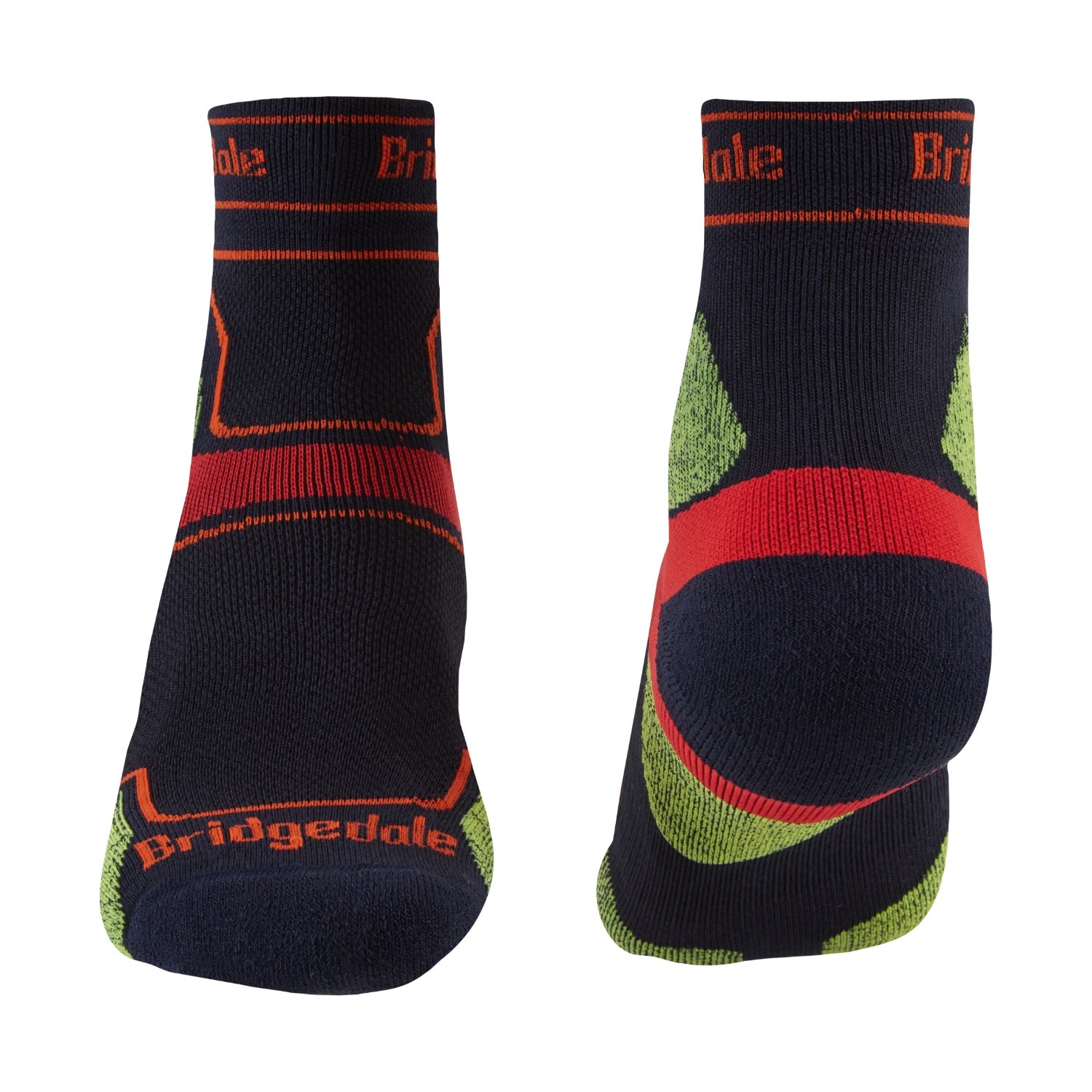 Bridgedale Men's COOLMAX ULTRA-LIGHT Trail Run Socks - 3/4