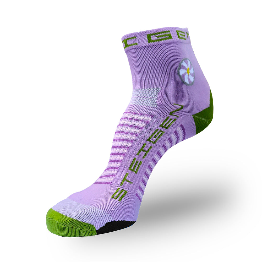 Steigen Running 1/4 Crew Socks - Lavender