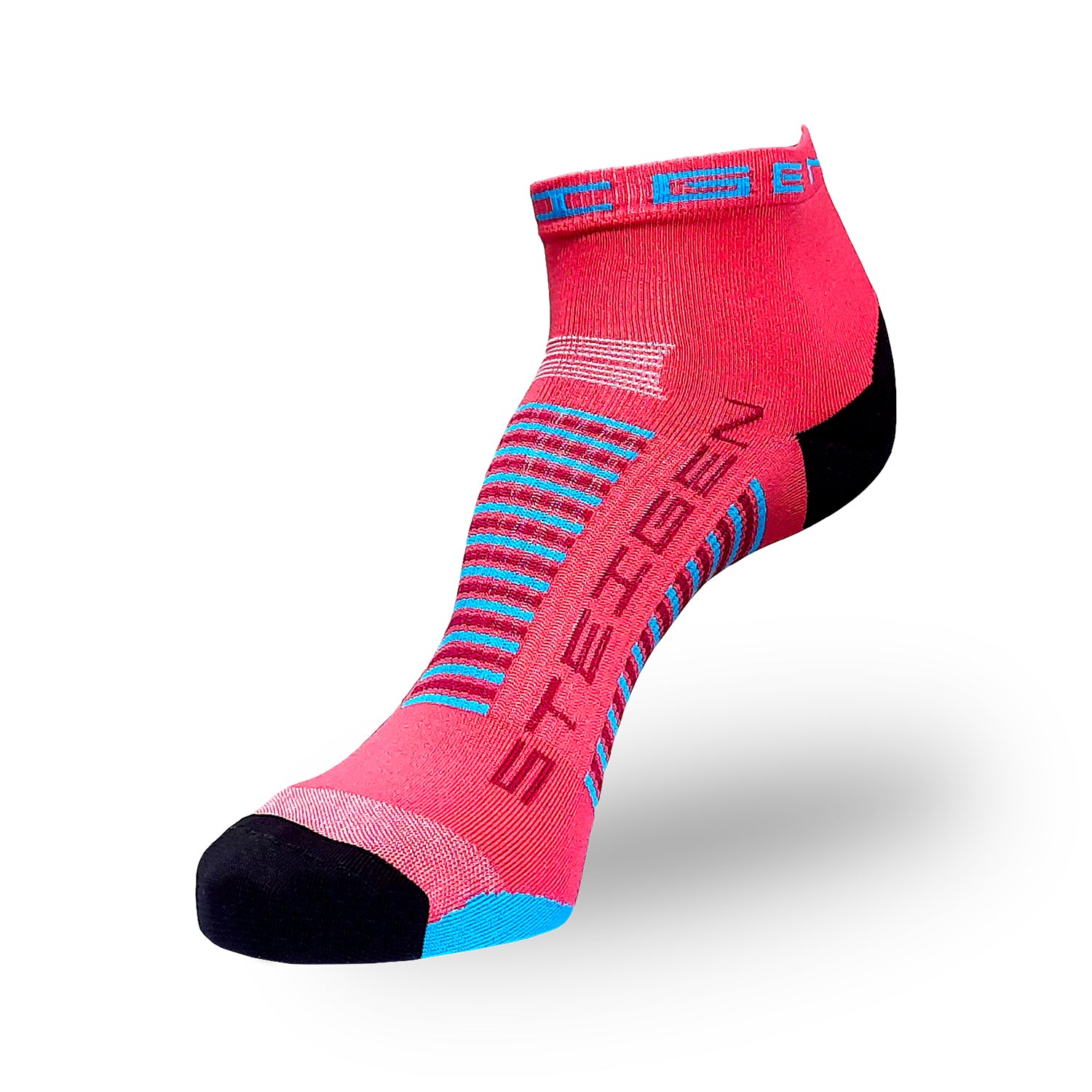 Steigen Running 1/4 Crew Socks - Coral