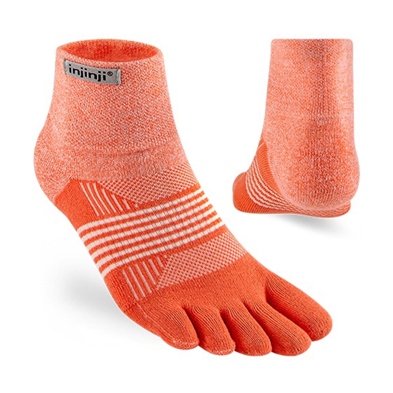 Injinji TRAIL Women's Mini Crew - Geranium