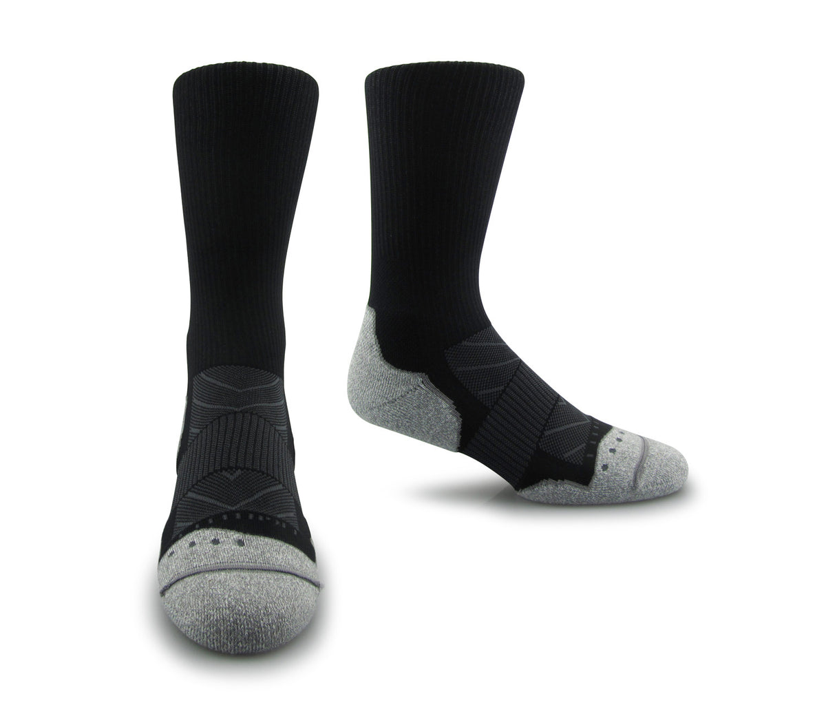 Lightfeet Evolution Crew - Black — socksforliving.com