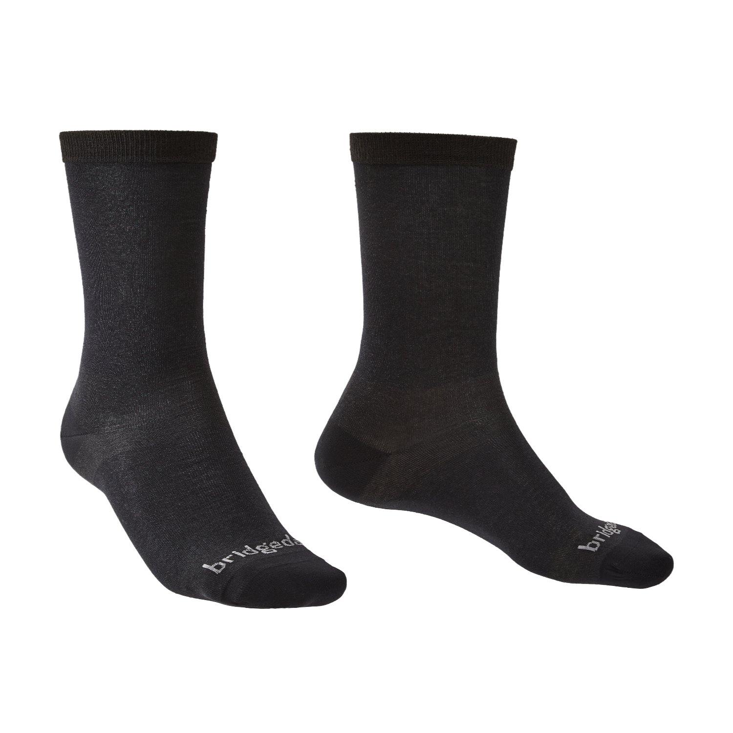 Bridgedale LINER Coolmax® Socks - 2 Pack (Black)