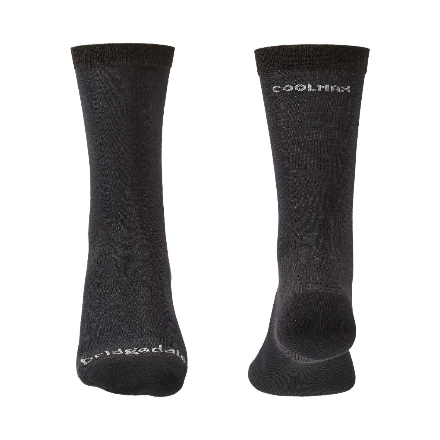 Bridgedale LINER Coolmax® Socks - 2 Pack (Black)