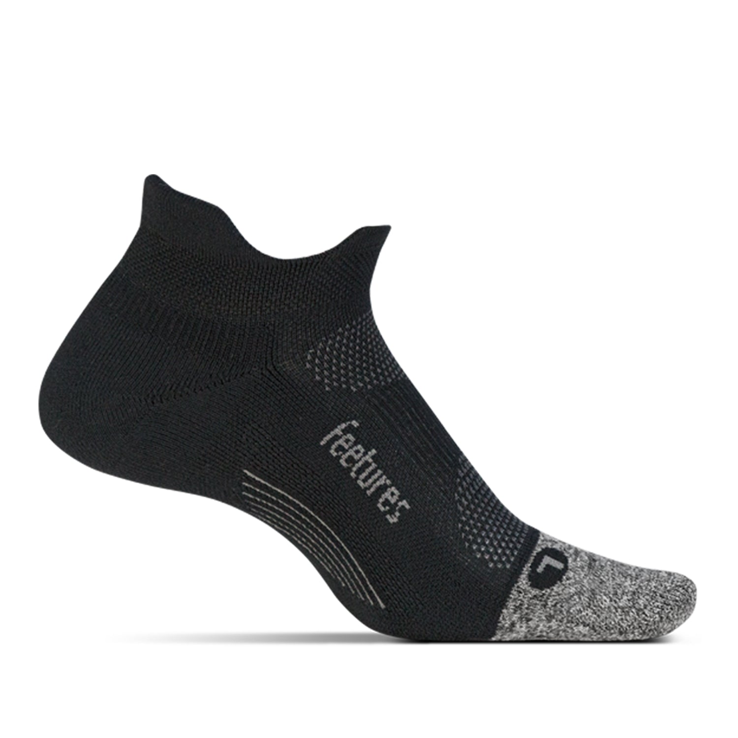 Feetures! ELITE Ultra Light Cushion No Show - Black