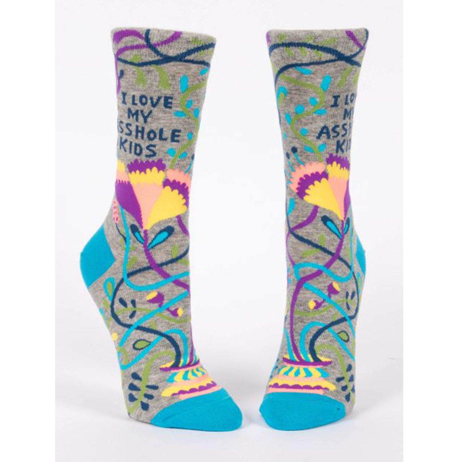 Blue Q Love My Asshole Kids Women's Socks