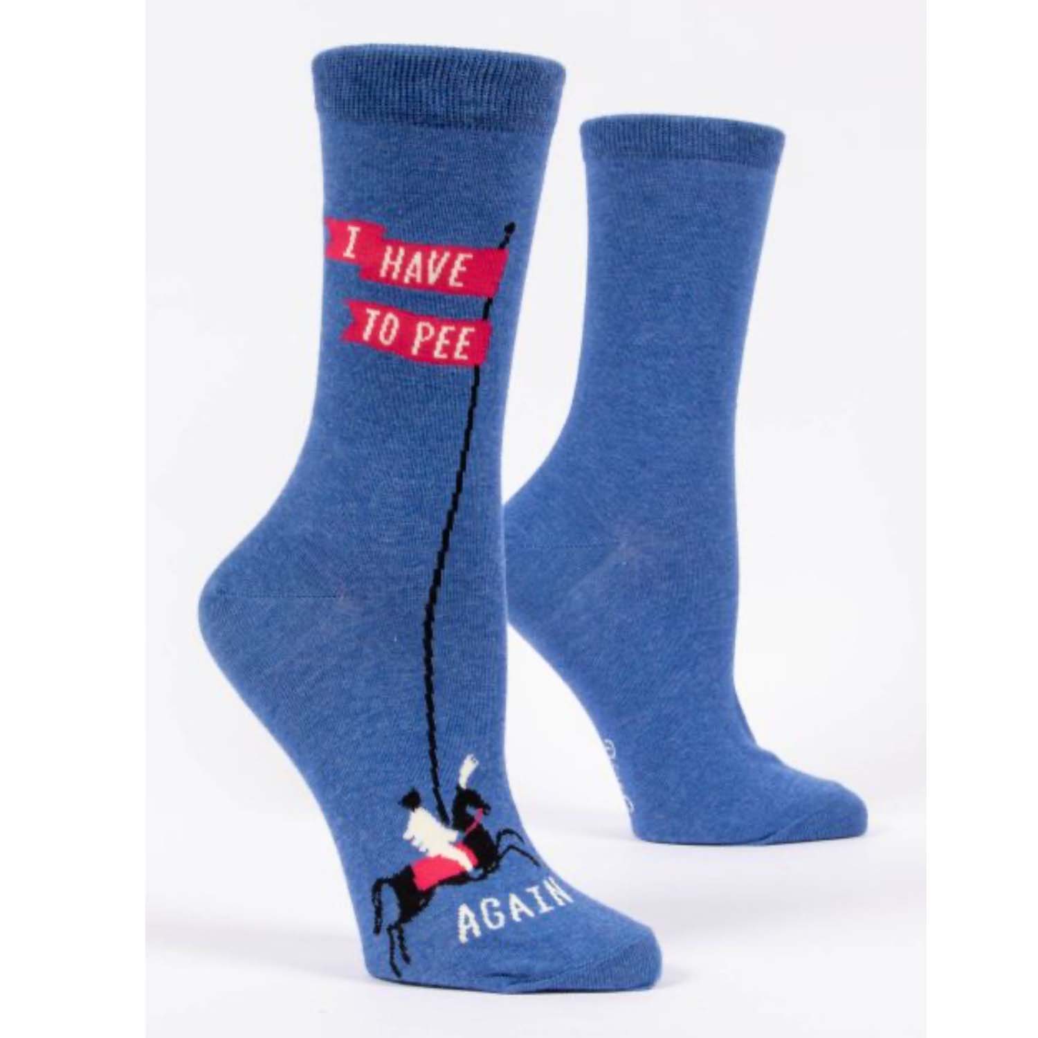 Blue Q I Have To Pee Again! Women's Socks