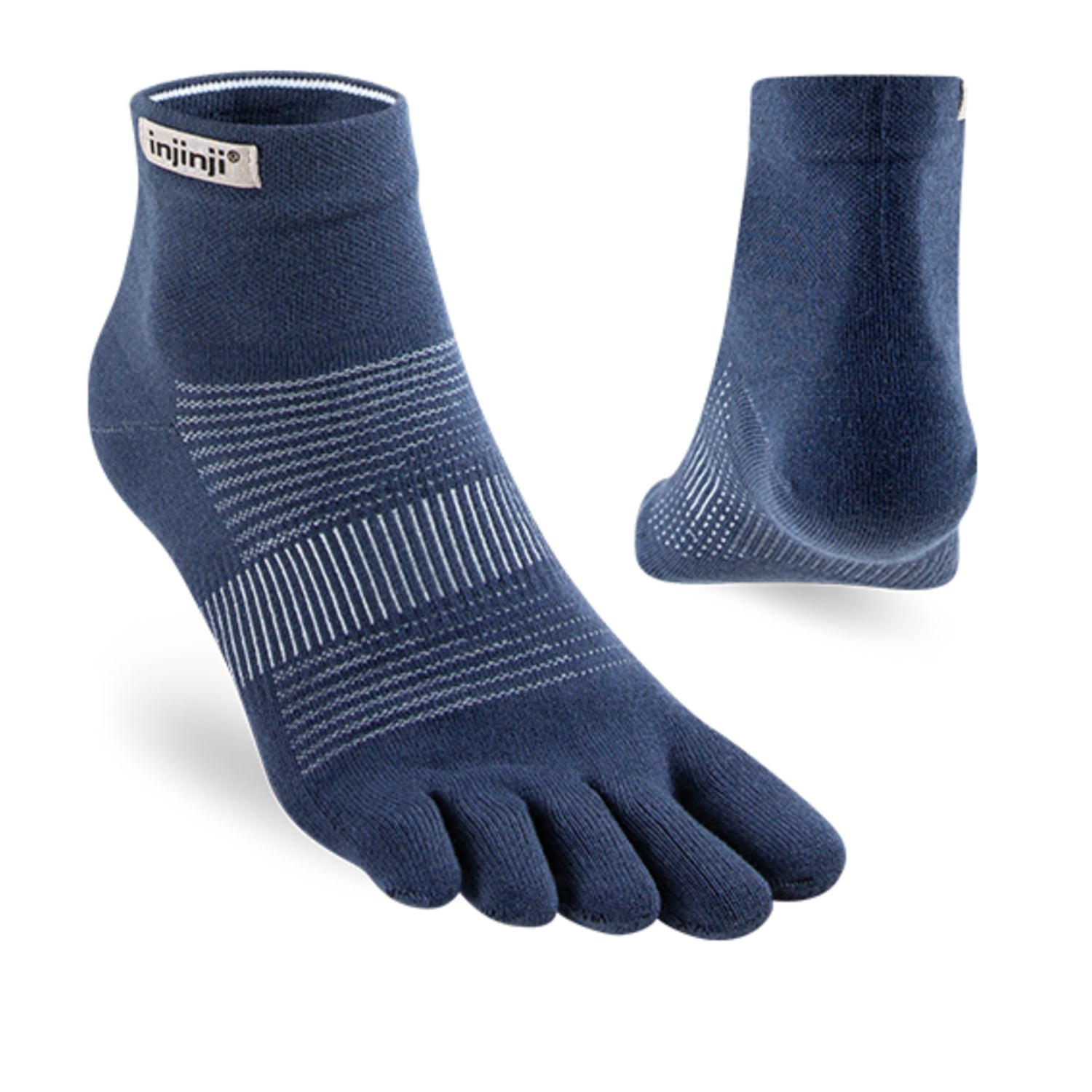 Injinji RUN Original Weight Mini Crew - Navy