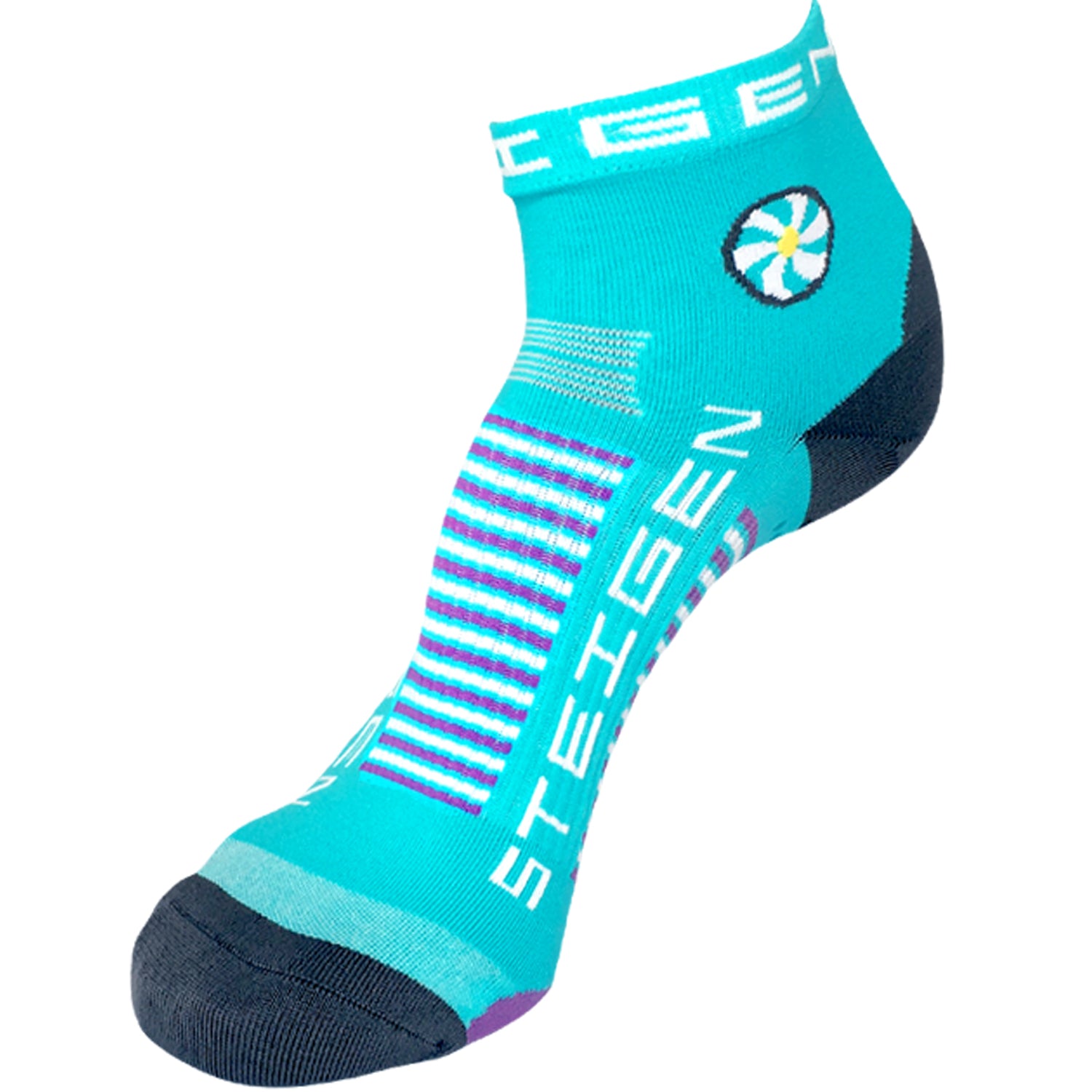 Steigen Pilates Socks - Blue/White