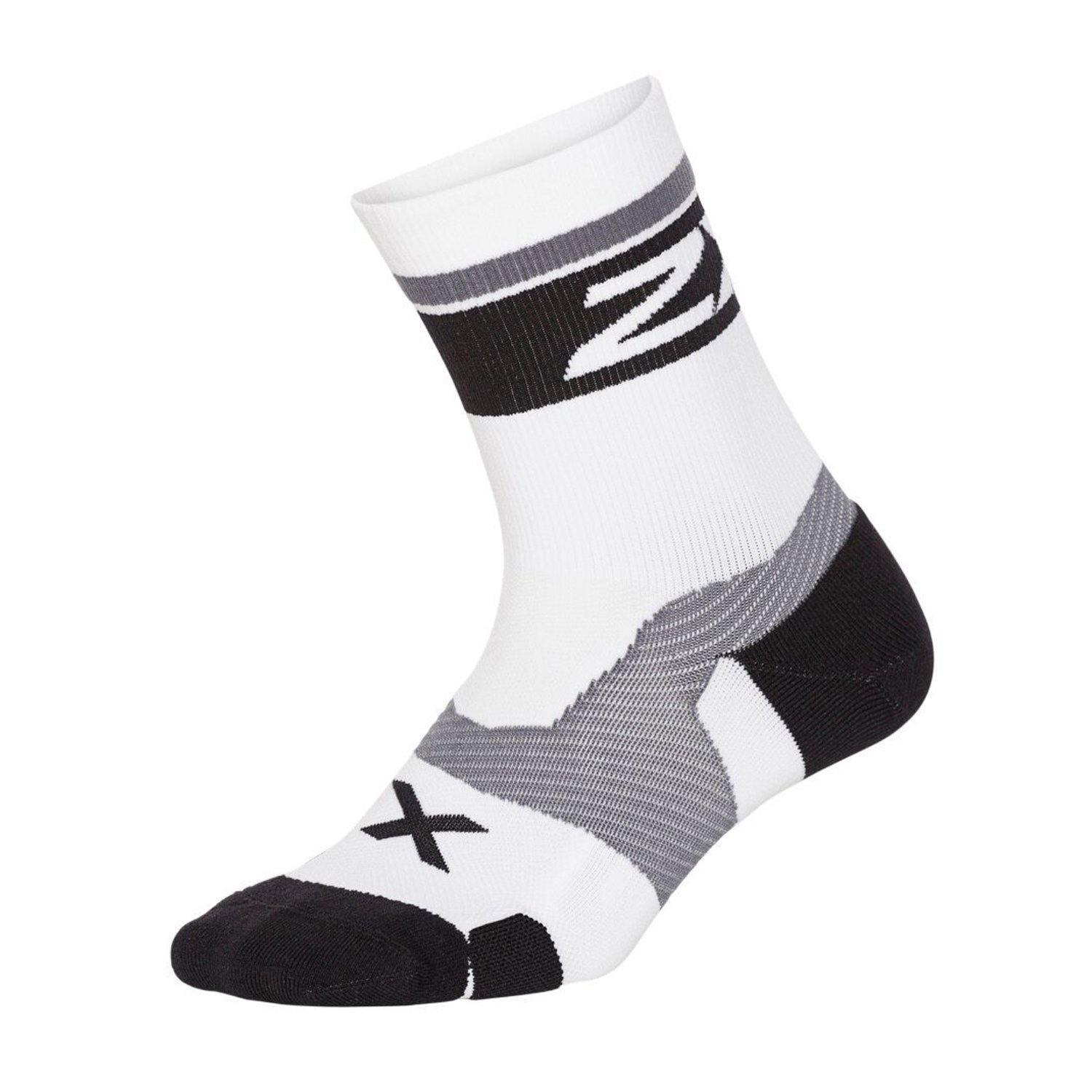 2XU Vectr Compression Cushion Crew Socks - Advanced Plantar Fascia