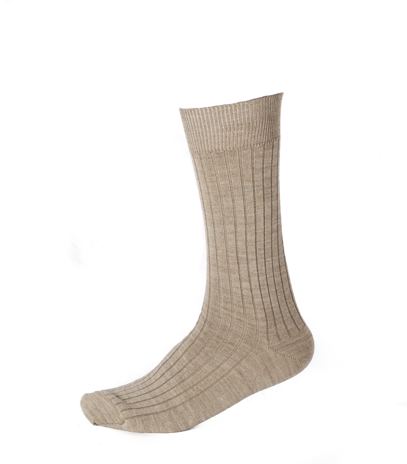 Pussyfoot Merino Wool Crew Socks - Beige