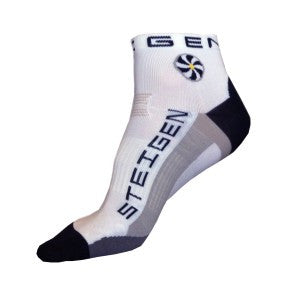 Steigen Running Socks Quarter - White