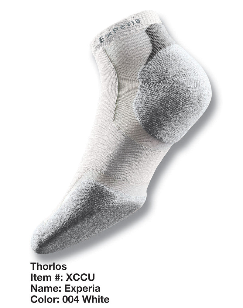 Thorlo Experia Coolmax Micro-Mini Socks (XCCU) - White