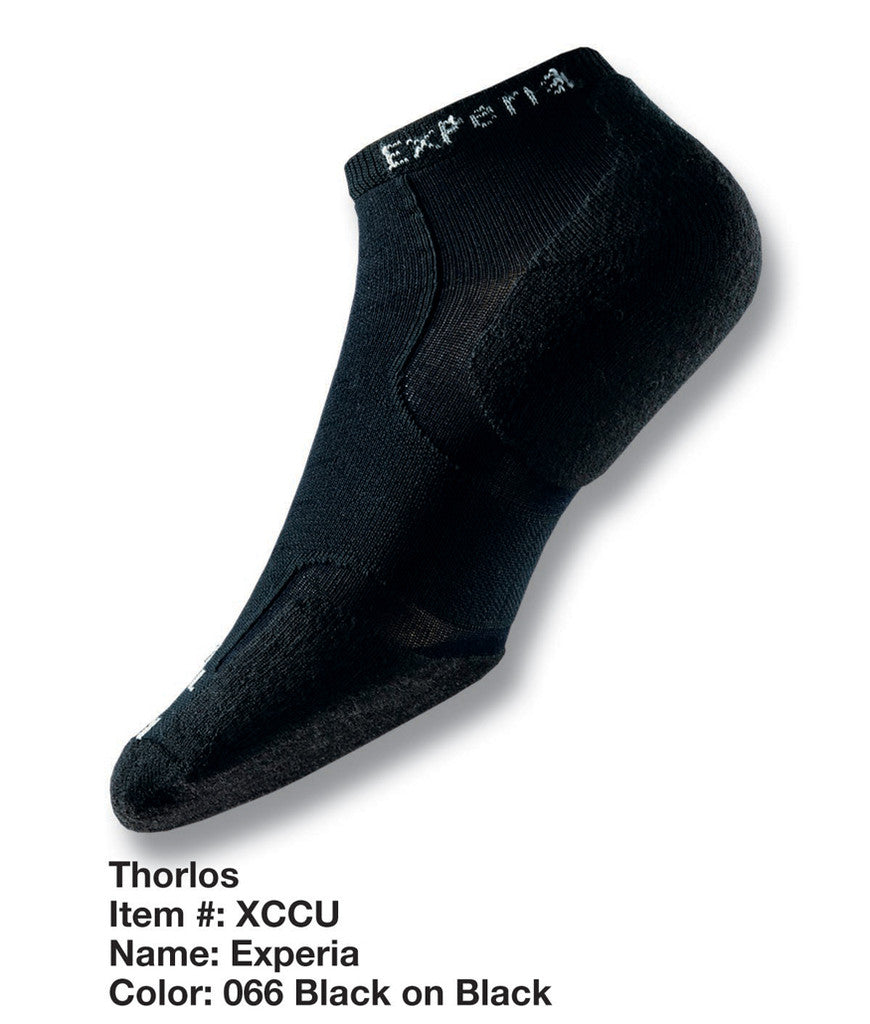 Thorlo Experia Coolmax Micro-Mini Socks (XCCU) - Black/Black