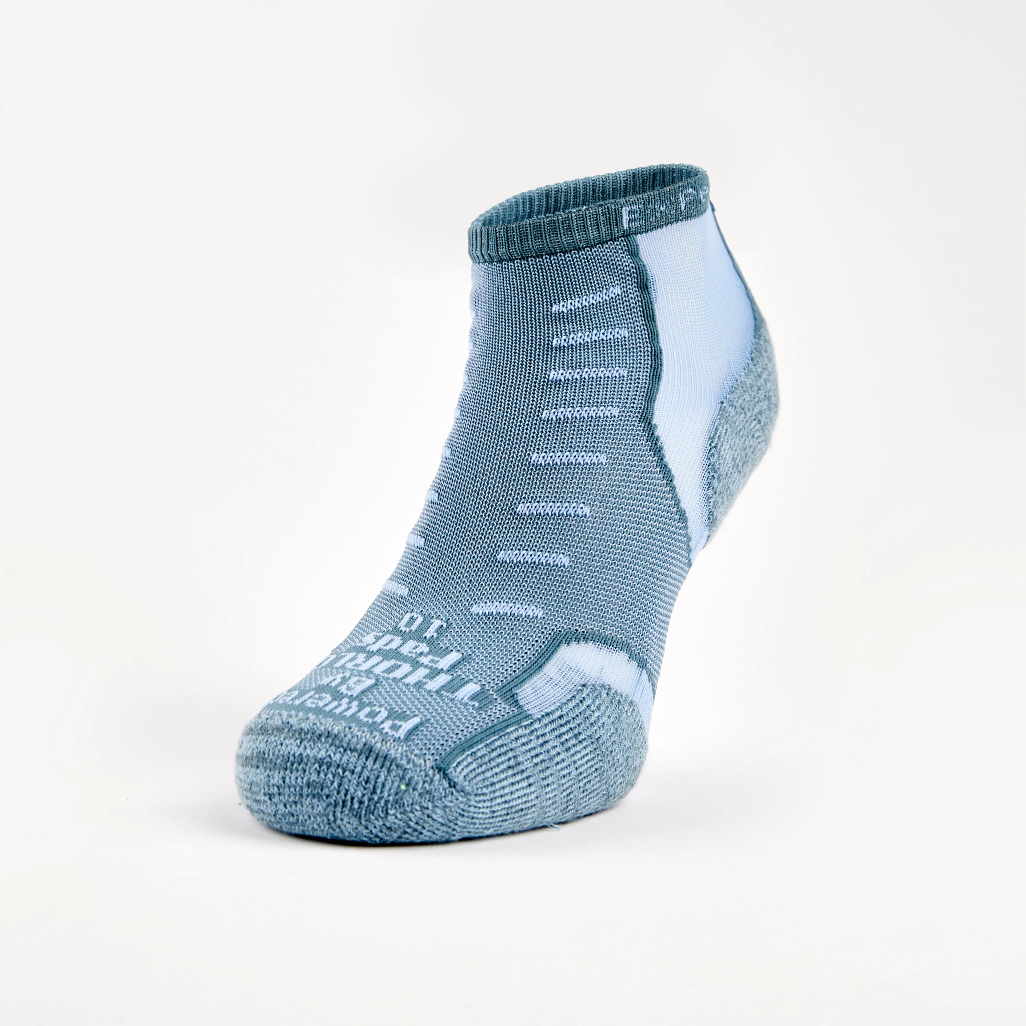 Thorlo Experia Coolmax Micro-Mini Socks (XCCU) Dark Blue/Grey