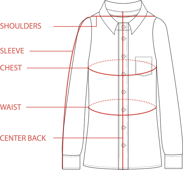 111 Flannel Size Guide | Tradlands