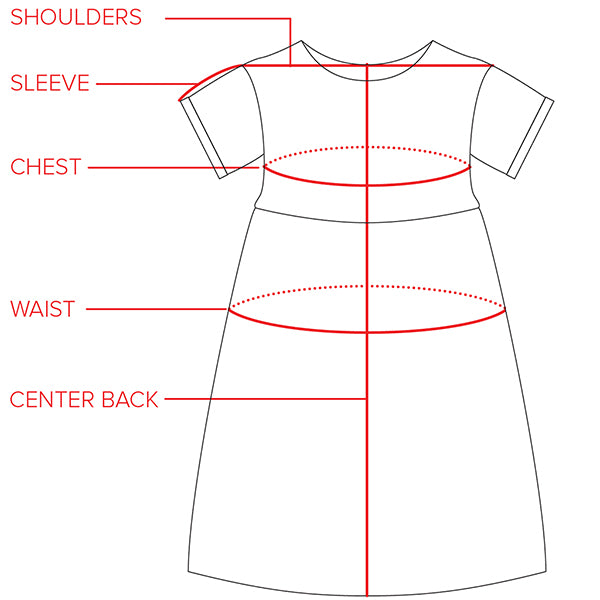 Nova Midi Dress Size Guide