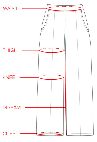 Paloma Linen Pant Size Guide