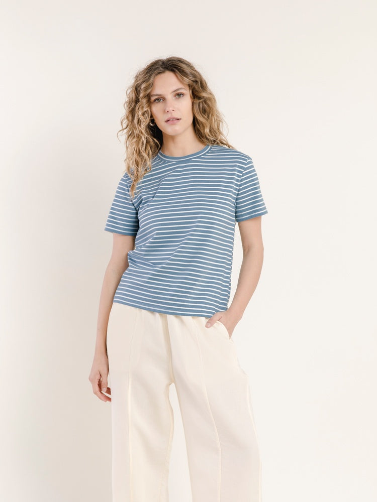 Women's T-shirts | 102 Box T-Shirt Stripe
