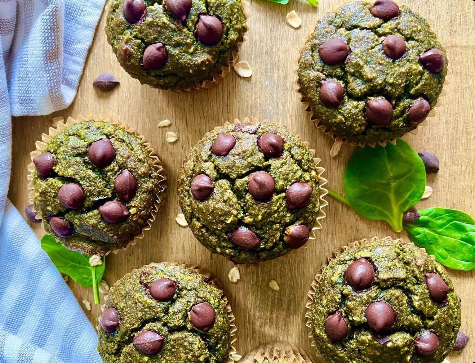Green Dream Spinach Muffins