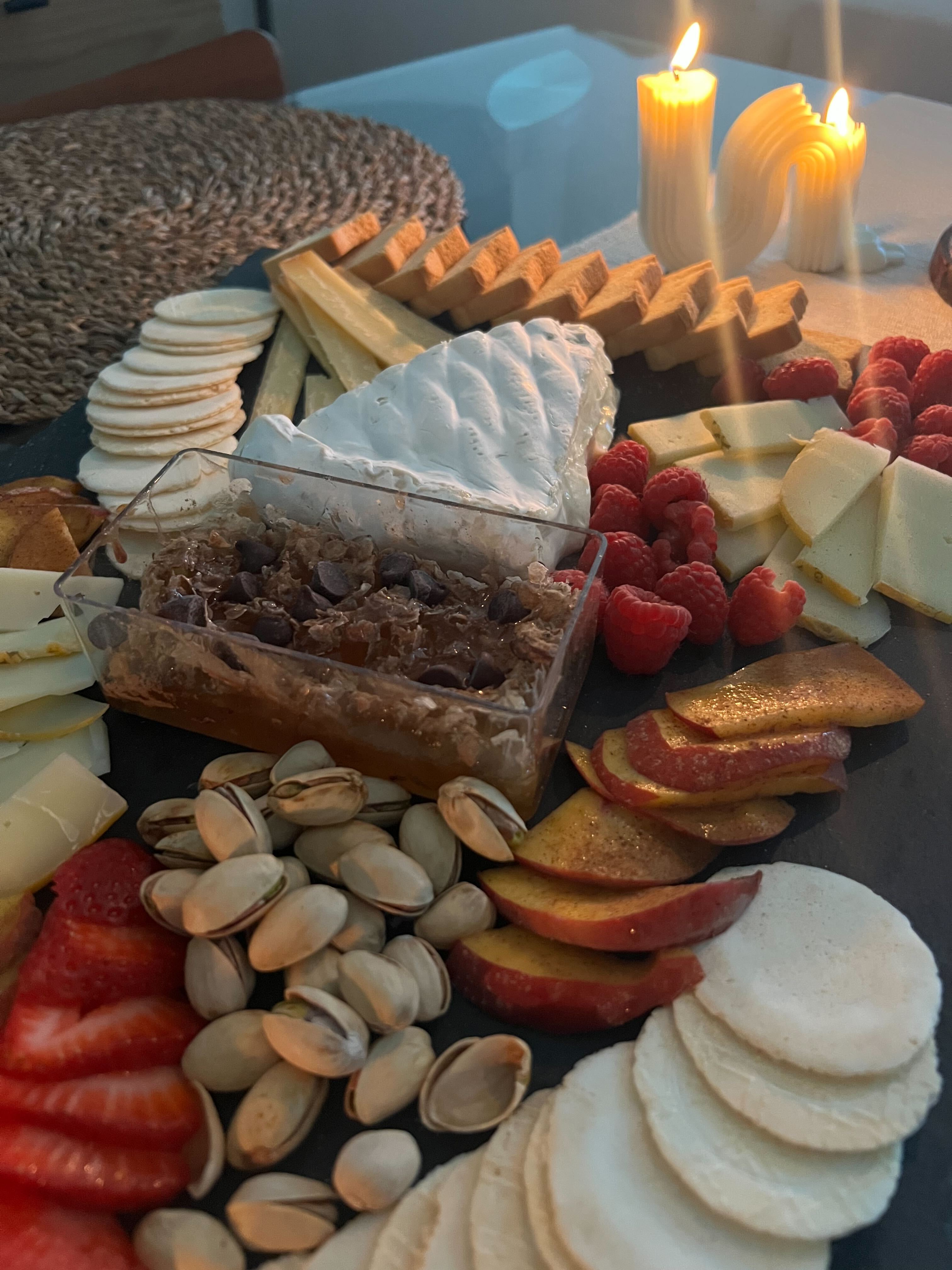 Cheese Board with Honeycomb