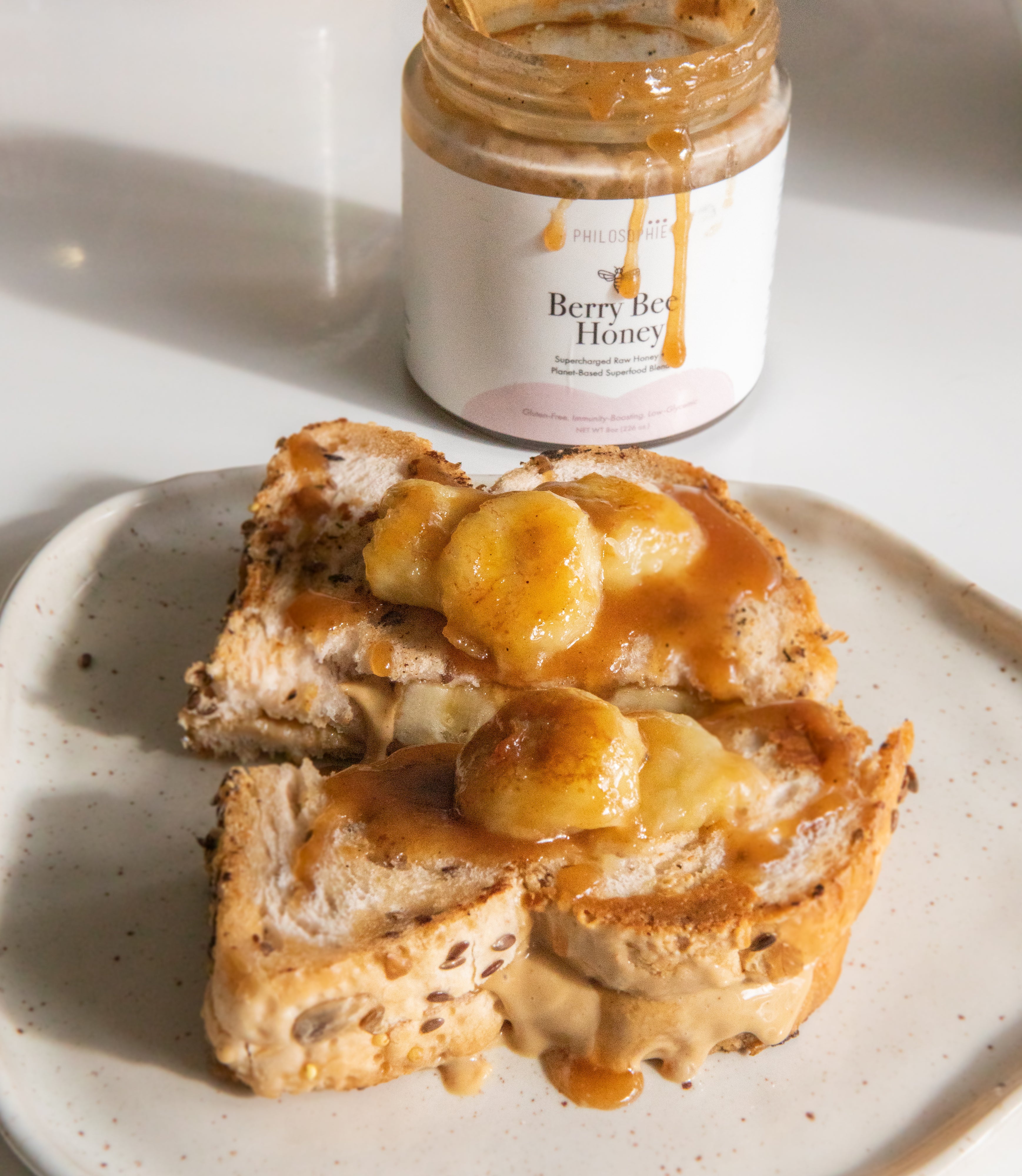 PB, Banana & Honey Sandwich