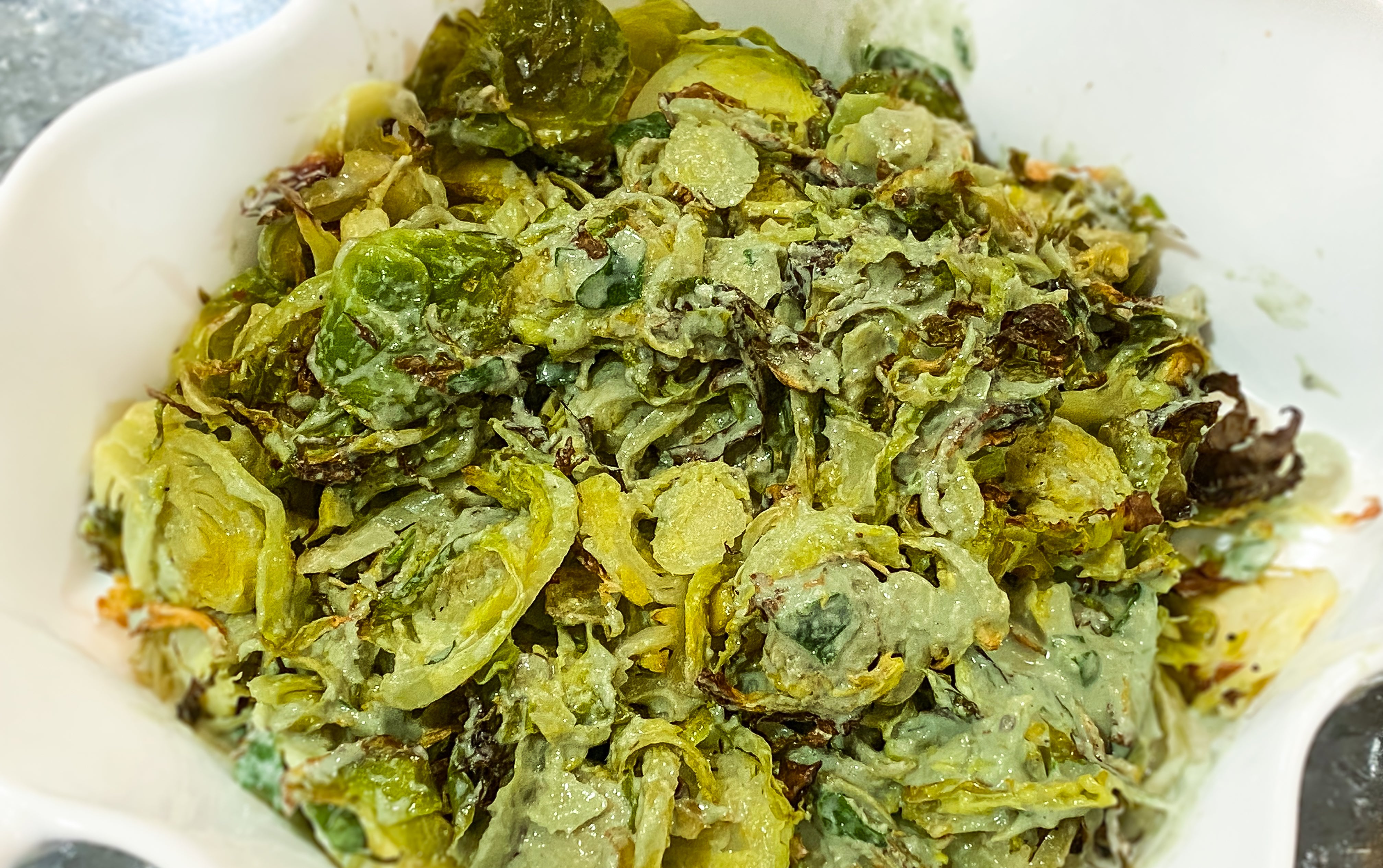 Baked Brussel Salad