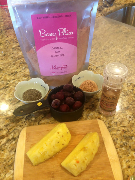 philosophie berry bliss powder- gluten-free, protein, plantbased