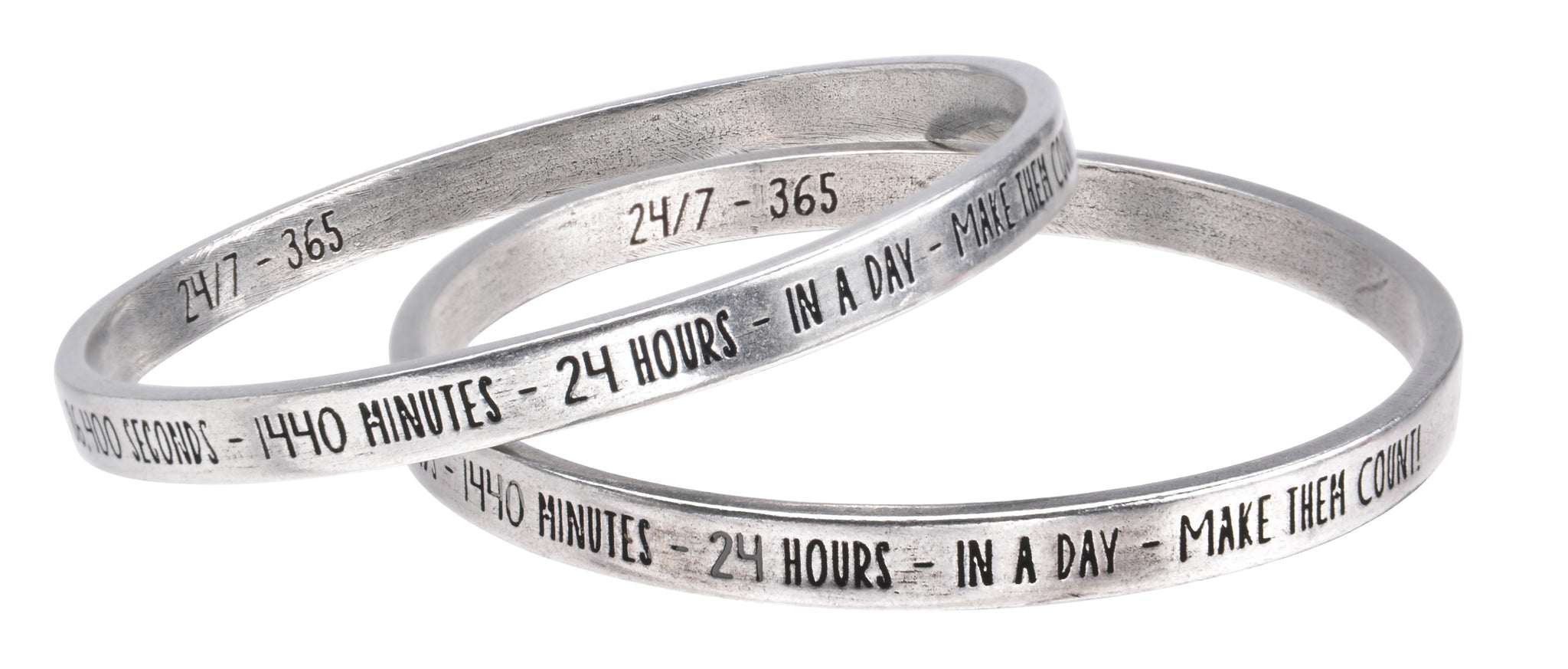 24 7 365 Make Every Moment Count Full Circle Bangle Whitney Howard Designs