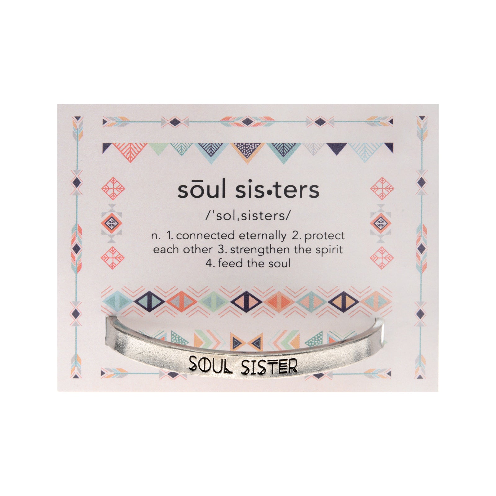 Soul Sister Quotable Cuff Bracelet Women S Inspiring Jewelry Gifts Whitney Howard Designs