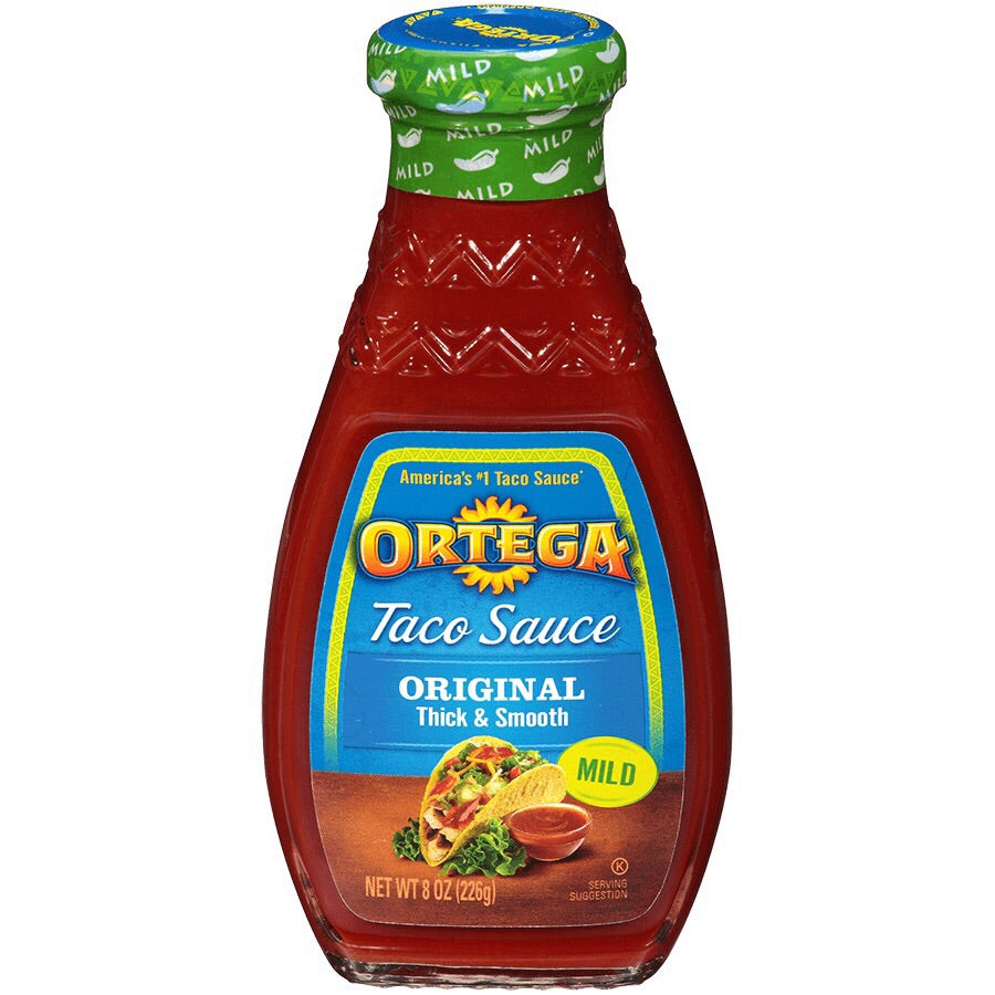 Ortega % Less Sodium Taco Seasoning, 4.3 Oz 