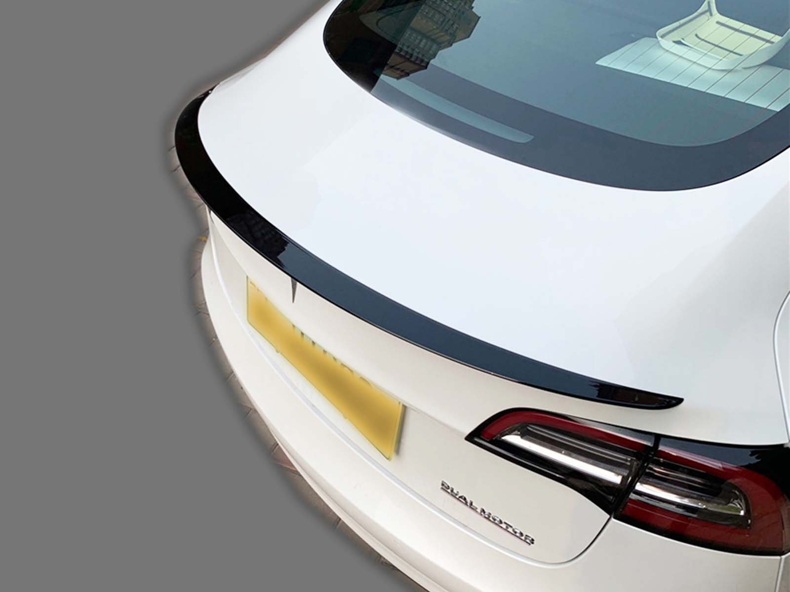 Tesla Model Y: Performance Tail Spoiler (ABS + Coating) - Plugear