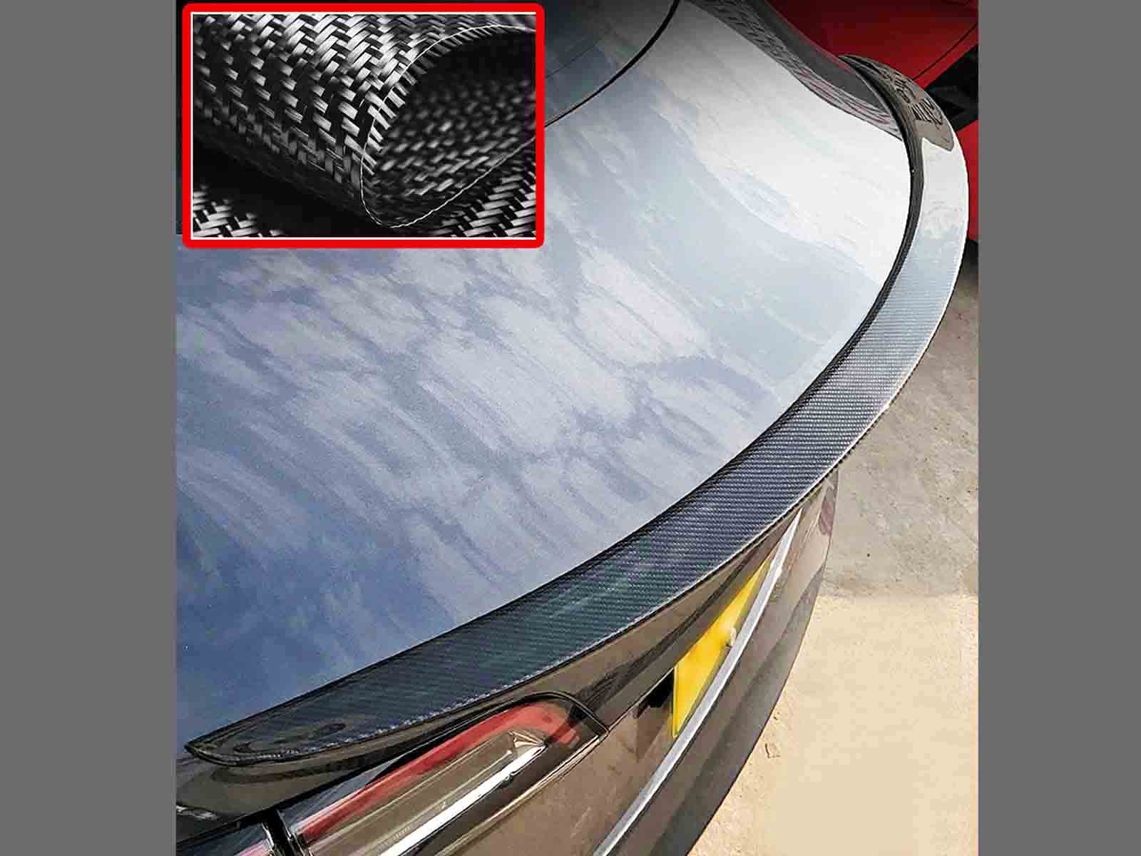 pièces de rechange Auto Carbon Fiber Tail arrière d'aile pour aile de  lignes réseau becquet Tesla Model Y - Chine Becquet, Becquet de voiture