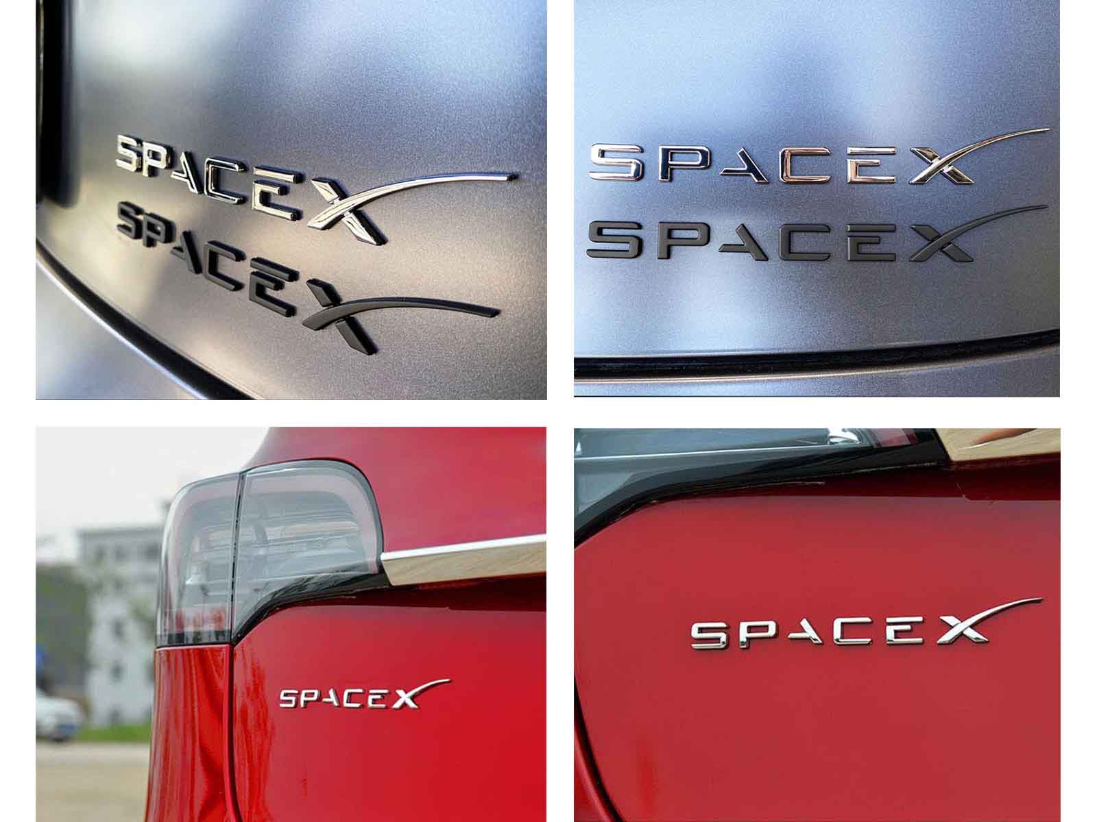 All Tesla Models Spacex Logo Decals Torque Alliance