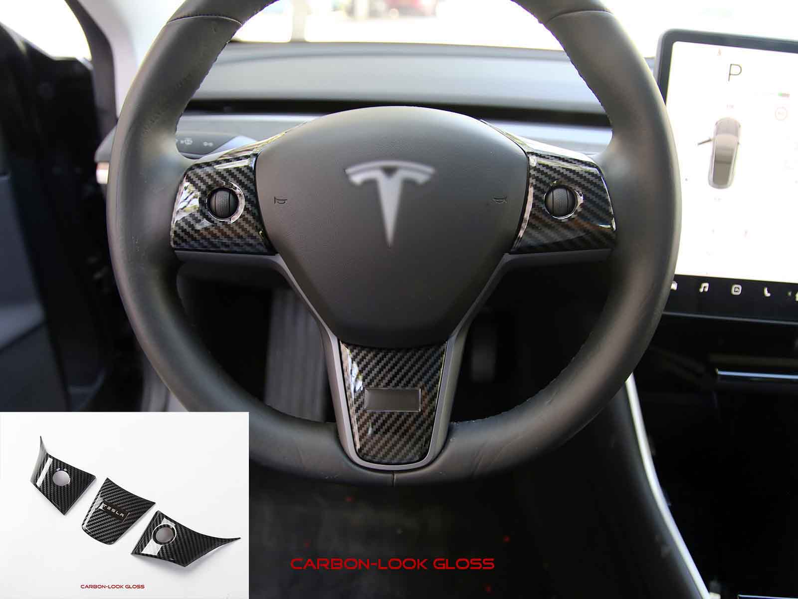 Tesla Model 3 und Model Y: Kundenspezifisches Carbonfaser-Lenkrad